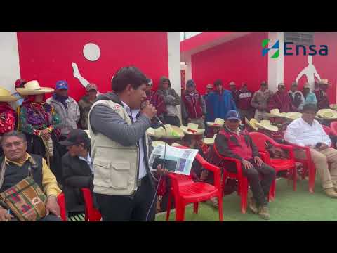 Ensa capacita a más de 700 comuneros en zona altoandina de Incahuasi, video de YouTube