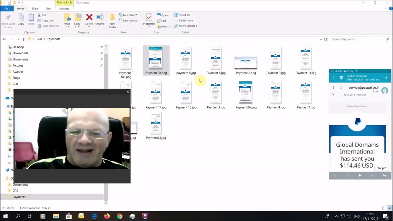 Global Domains International -  payment proofs