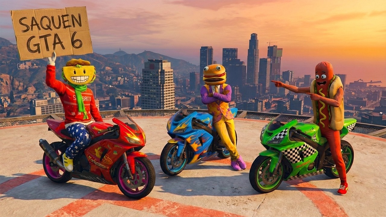 LA CARRERA DE MOTOS MAS ÉPICA DE GTA 5 ONLINE