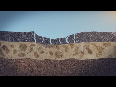 How do potholes form?