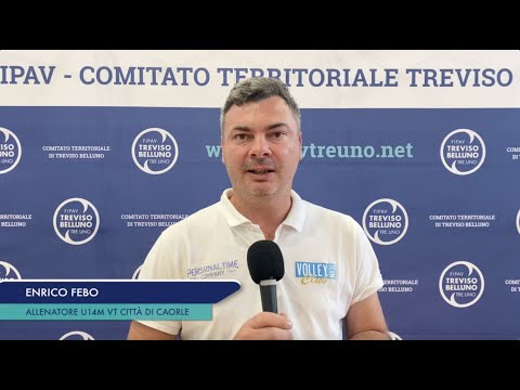 IL COACH DEL VT CITTÀ DI CAORLE FEBO DOPO LA FINALE U14M