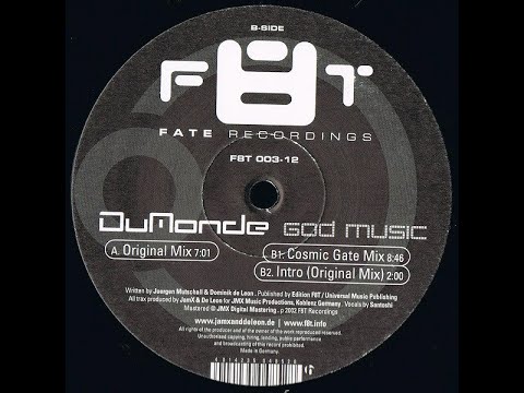 DuMonde - God Music (Cosmic Gate Mix) Hard Trance 2002