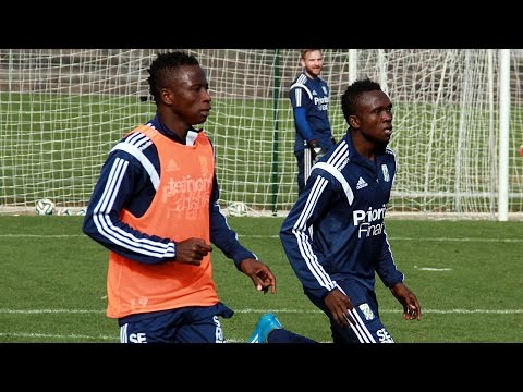 Första träningen för Prosper och Lawson