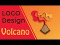 Modern Logo Design Tutorial Volcano