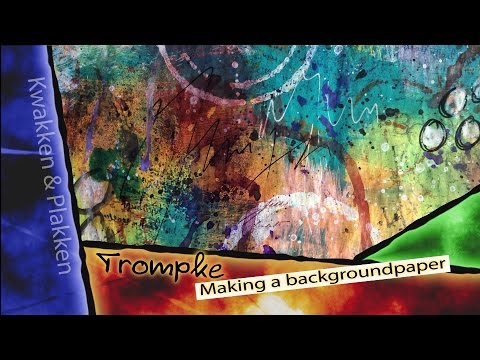 Trompke - making a backgroundpaper