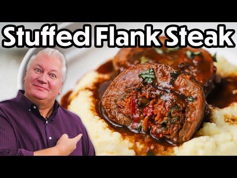 A SHOW-STOPPER Stuffed Flank Steak - Argentine-Style!
