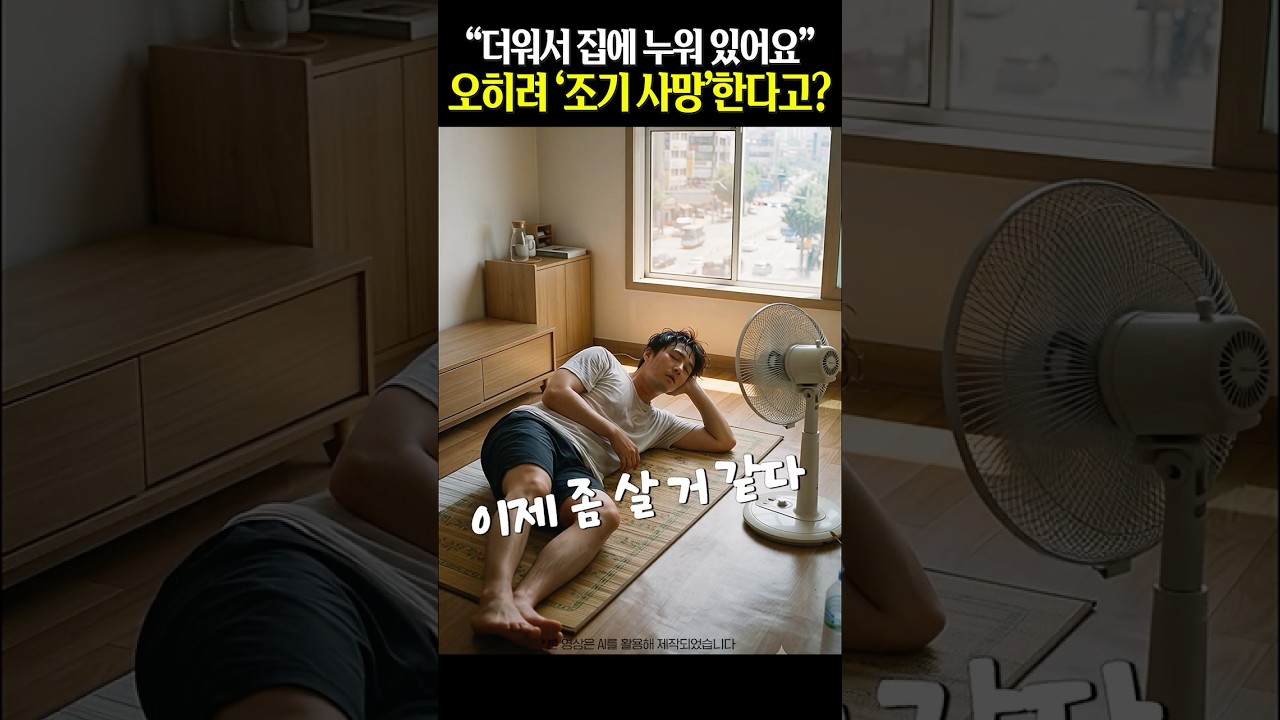에어컨 켜고 쉴 때, 내 수명은 깎인다?[곰국툰]