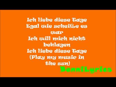 KRIS ft. Dante Thomas - Diese Tage (Lyrics)