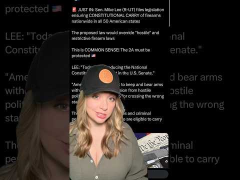 Lee Introduced National Constitutional Carry Bill ￼#shortsfeed #2ndamendment #shortsvideo #shorts Thumbnail