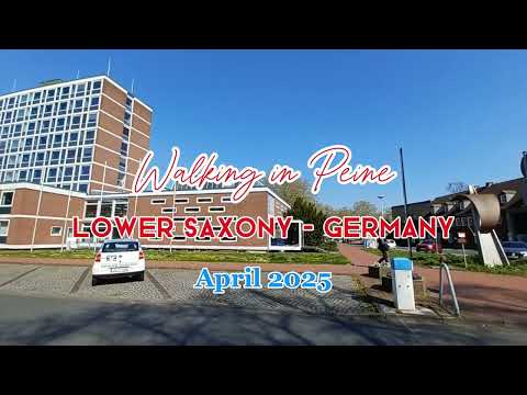 Walking in Peine - Lower Saxony - Germany - April 2025