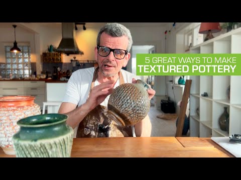 93. Five Great Tips to Make Textured Pottery