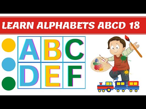 kids abc alphabets learn abcd quickly a for apple learn english letters phonics ABC song 18