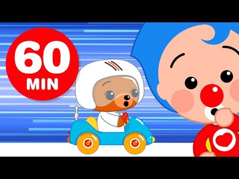 Aprendemos Sobre Ruedas - Y Más Capítulos de Plim Plim (60 MIN) | Dibujos Animados