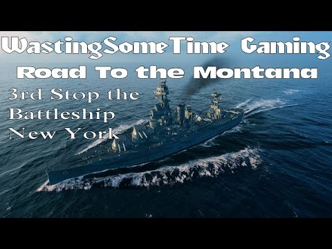New York Battleship 8 destroyed on the Road to the Montana