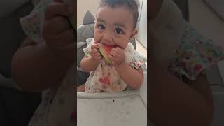 Download lagu Baby Ella loves eating watermelon with her sisters Emily and Emilia! 🍉👧👧👧 #Watermelon #Sisters mp3