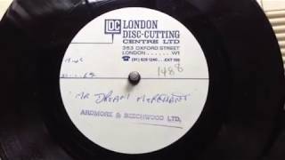 Jerry Butler "Mr Dream Merchant" UK 1967 Demo version Acetate, Soul !!!