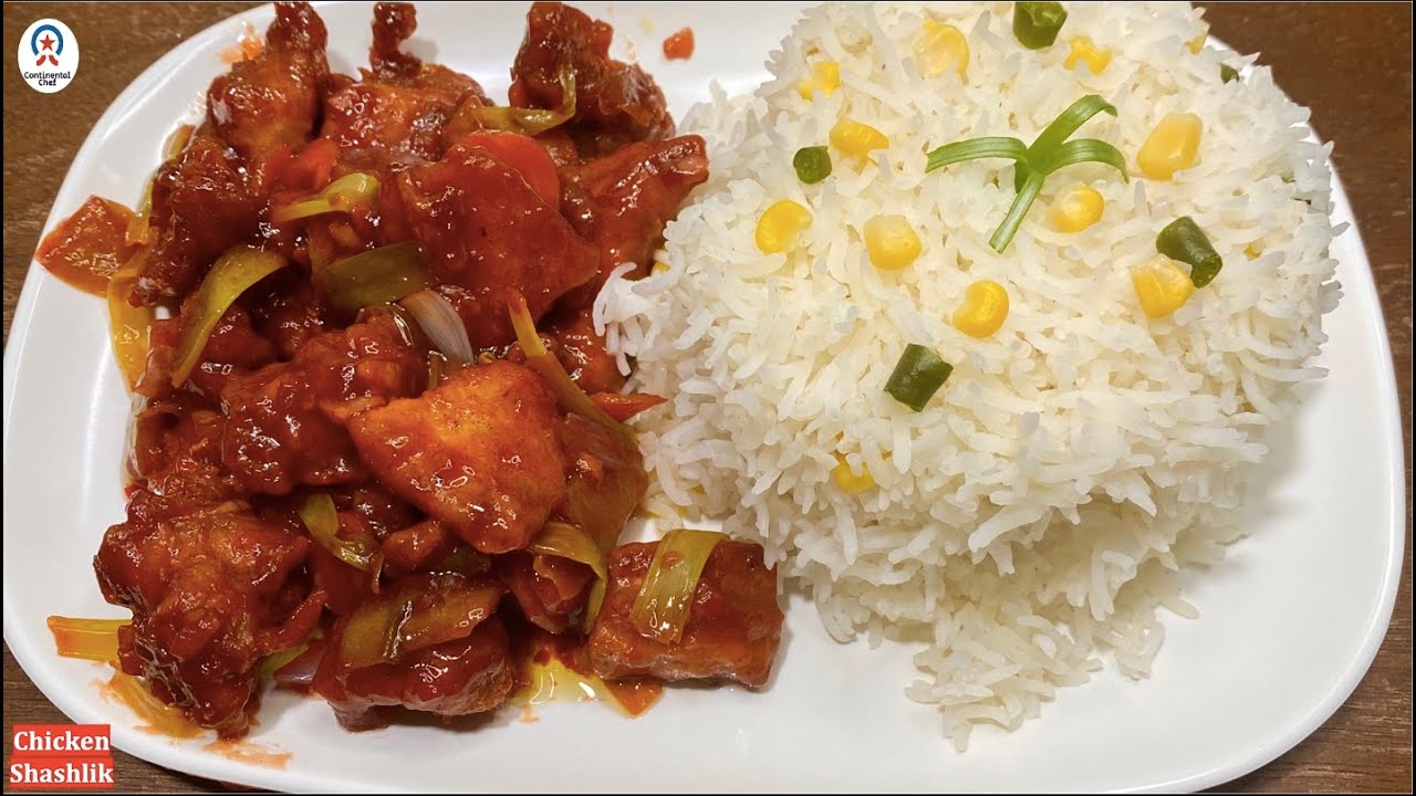 Continental Chicken Shashlik Recipe (Chef Own Recipe)