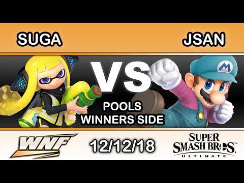 WNF 4.5 - Suga (Inkling) Vs. Jsan (Mario) Pools Winners Side - Smash Ultimate
