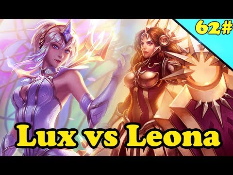#62 Lux Support vs Leona Full Gamepley - s7 League of Legends