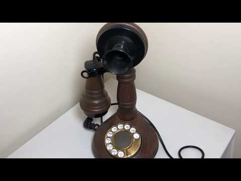 Vintage Deco Tel Candelstick Phone DEMO Ringing