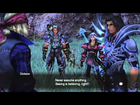 (Wii) Xenoblade Chronicles HD Cutscene 043a - Reunion of the Heroes - JAPANESE