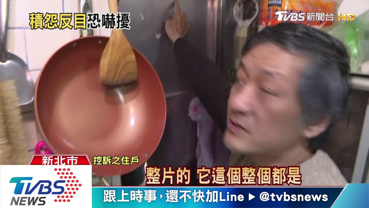 控鄰為熱水器鬧翻 竟猛敲鐵門嗆「來單挑」