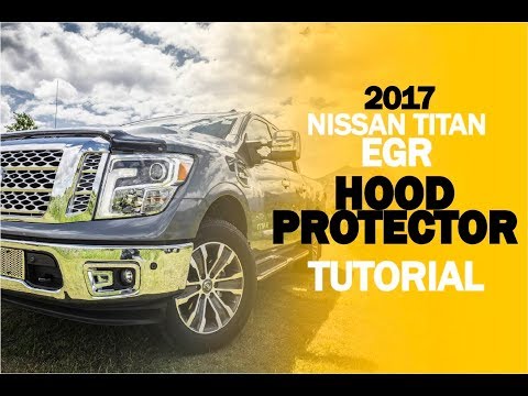 EGR Hood Protector - 2017 Nissan Titan