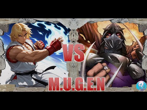 CAN HOLY FIRE BURN THROUGH THE ARMOR OF THE FOOT CLAN? | Angel Ken VS The Shredder | MUGEN Clash!