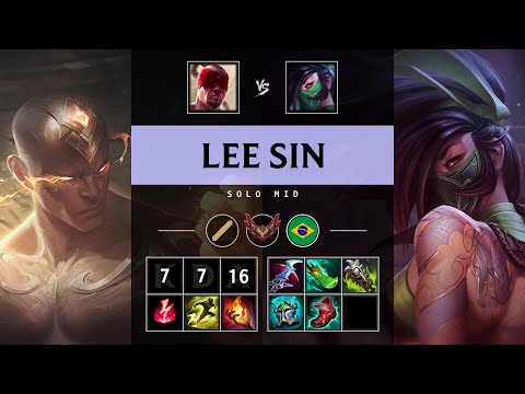 Lee Sin Mid vs Akali - BR Grandmaster Patch 25.12