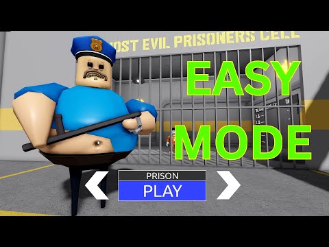 Roblox Barry’s Prison Run Story Obby EASY MODE - Walkthrough and Boss Battle #Roblox #OBBY