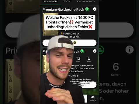 Avoid mistakes❌ Which packs should I open with the 4600 FC Points?🤔 FC 25 Tips ✅