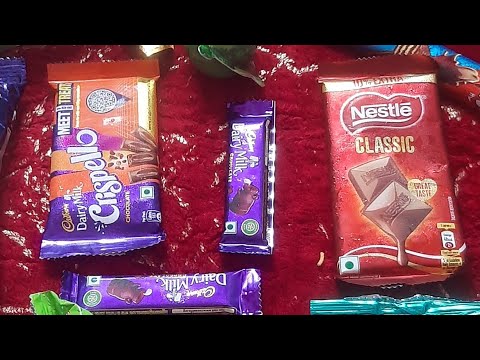 dairy milk minis! Crispello chocolate! satisfying asmr!