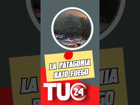 Esto pasa en el Cerro Pirque, Puerto Patriada, El Hoyo (Chubut). Incendios en  la Patagonia.
