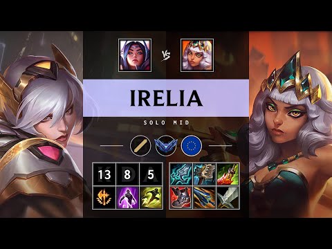 Irelia Mid vs Qiyana - EUW Diamond Patch 25.18