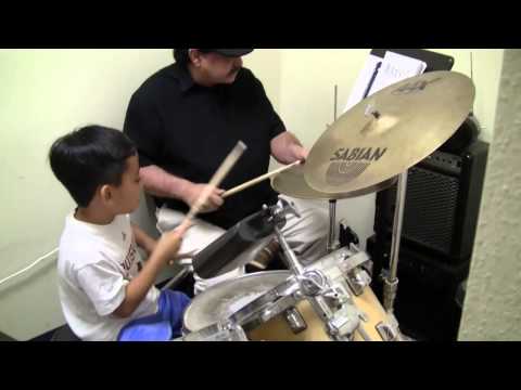"HAPPY" Isaiah Caleb Drum Lesson Session