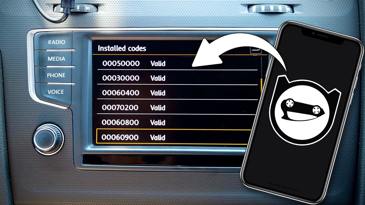 MIB2 FEC/SWaP code installation with OBDeleven