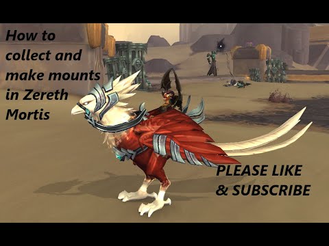 Where to start  & How to make zereth Mortis Mounts ( Schematic for a Mount found in the end)