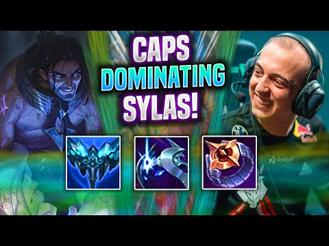 CAPS DOMINATING WITH SYLAS! - G2 Caps Plays Sylas Mid vs Pyke! | Season 2022