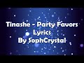 Tinashe ft. Young Thug - Party Favors - Lyrics ...