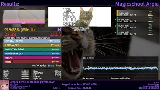 Cory Williams - The Mean Kitty Song | 99.9465% AAA 27p