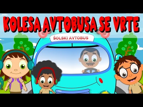 Kolesa avtobusa se vrte | Mix otroških pesmic 32 minut | Wheels on the Bus in Slovenian