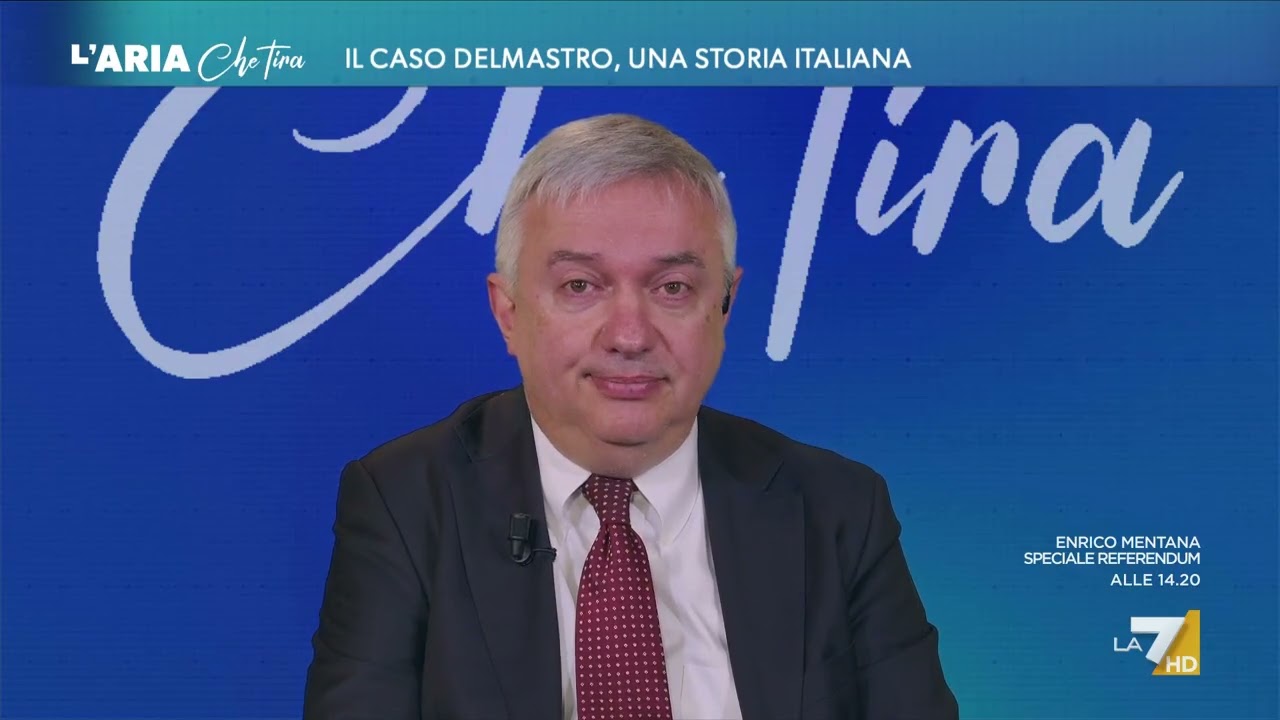 Caso Delmastro, Maurizio Molinari: "Dobbiamo essere sempre garantisti nei confronti di tutti ma ...