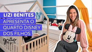 LIZI BENITES ESCOLHE QUARTO DISNEY DA GRÃO DE GENTE PARA LIZ E LEVI