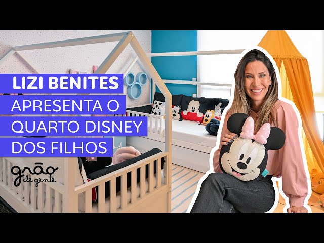 LIZI BENITES ESCOLHE QUARTO DISNEY DA GRÃO DE GENTE PARA LIZ E LEVI