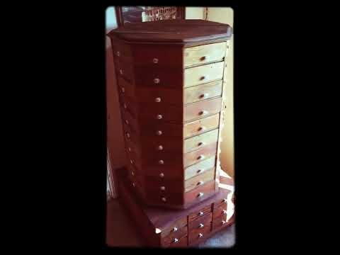 c1903 American Revolving Cabinet