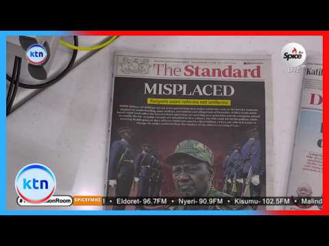 Change of uniform with no reforms: billions to be spent on new police uniform|| In the dailies