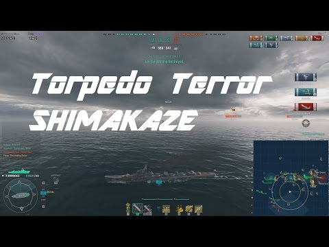 World of Warships: The Torpedo Terror - Shimakaze Commentary [159k damage]