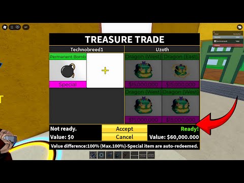 Trading New Permanent Bomb OMG🟢 Found all INSANE Trades For 24 Hour - BloxFruits Trading- Update27.3