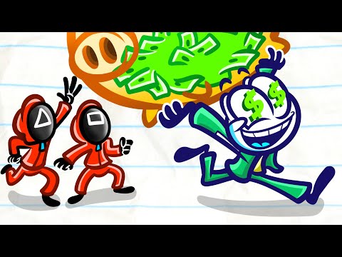 Pencilmate becomes KING in Turn That Crown Upside Down Animation | Cartoons | Pencilmation