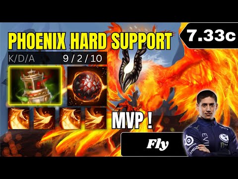 PATCH 7.33c - Fly Phoenix Hard Support Gameplay - Dota 2 Full Match Gameplay